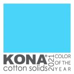 Kona Solids, Horizon COTY 2021,1914, 25cm cut WOF