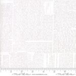Compositions Newsprint White, 25cm cut WOF