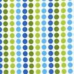 Remix Striped spot in green and blue, 25cm cut WOF