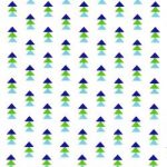 Pow Wow Wow! stack triangles Green and Blue, 25cm cut WOF