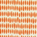 Summer Orange Cone Trees Drop, Orange on white, 25cm cut WOF