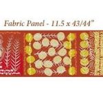 Marks, orange, yellow and red panel, price per panel