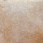 Mixmasters Dot to Dot, medium beige cream brown, 25cm cut WOF