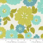 Flower Power Aqua, 25cm cut WOF